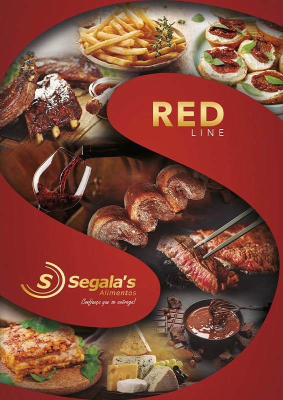 Capa do catálogo Catálogo Red